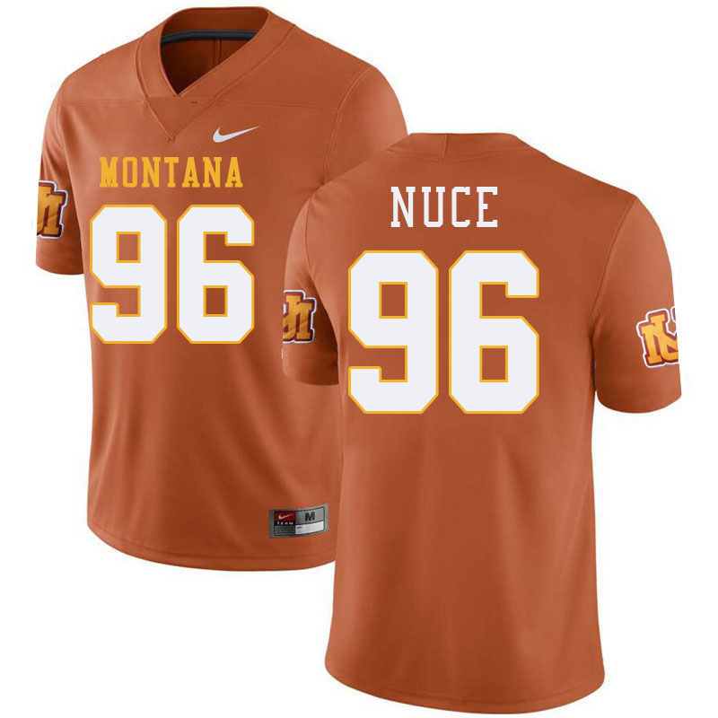 Henry Nuce Montana Grizzlies Jersey,University Of Montana Grizzlies #96 Henry Nuce Jersey-Throwback